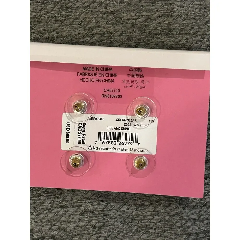 NWT Kate Spade 2 Pairs of Rise and Shine Studs - Picture 4 of 5